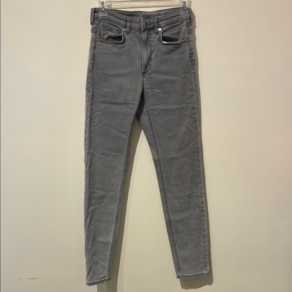 COS Womens High Rise Skinny Fit Cropped Leg Grey Denim Jeans Size 27 - Picture 2 of 8
